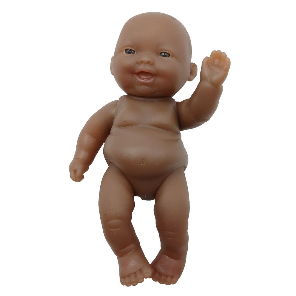 Berenguer Tiny Baby Doll African American Smiling Chubby 5" Tall
